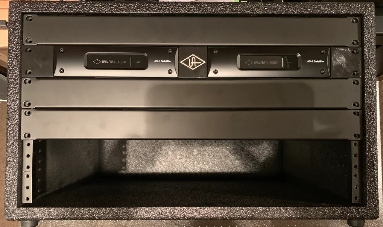 Rack Mount Kit for 2 Side By Side UAD-2 Satellite Thunderbolt - 19” 1U Brackets