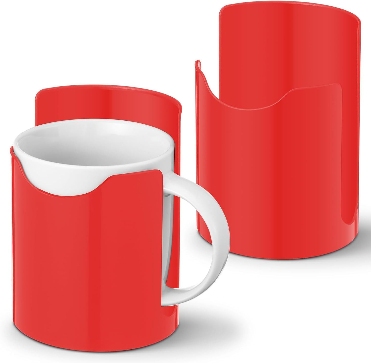 2 Pack Heavy Duty Magnetic Cup Holder Universal Plastic Drink Holder for Tractor