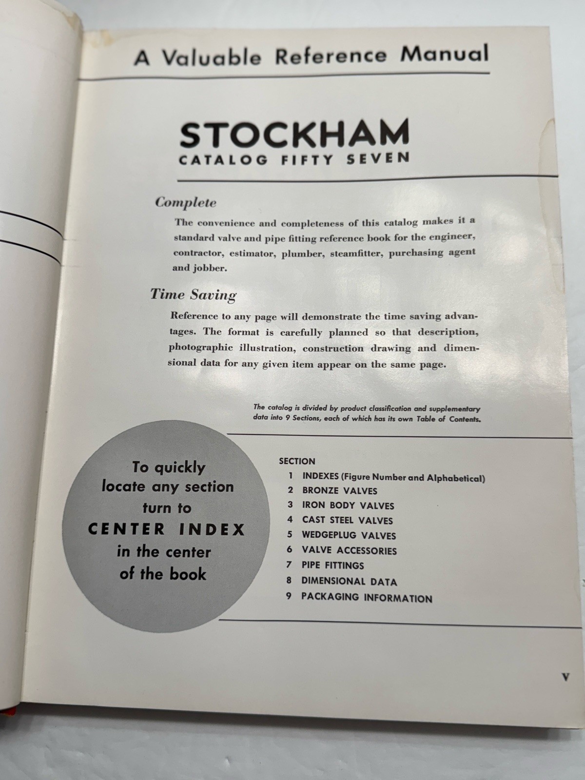 STOCKHAM VALVES AND FITTINGS Wedgeplug Valves Catalog 57 Birmingham Alabama 1959