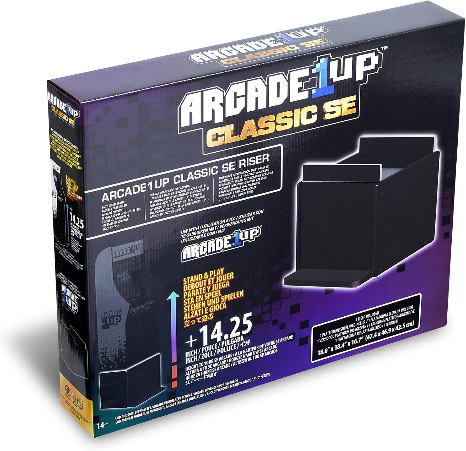 Arcade1Up Classic SE Riser Platform Stand For Cabinet Gaming Machine