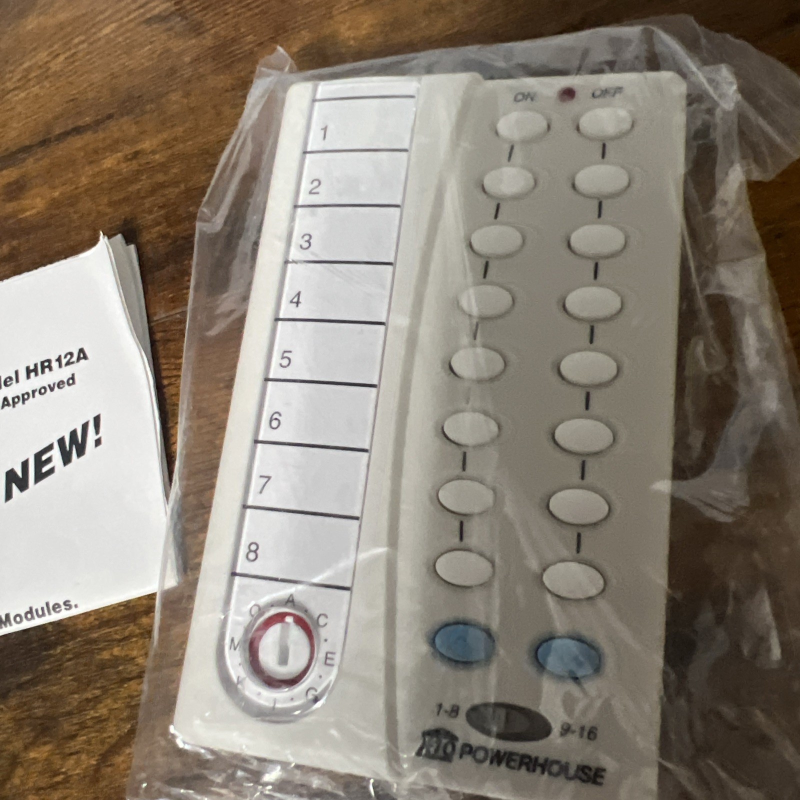HR12A PalmPad Remote Control