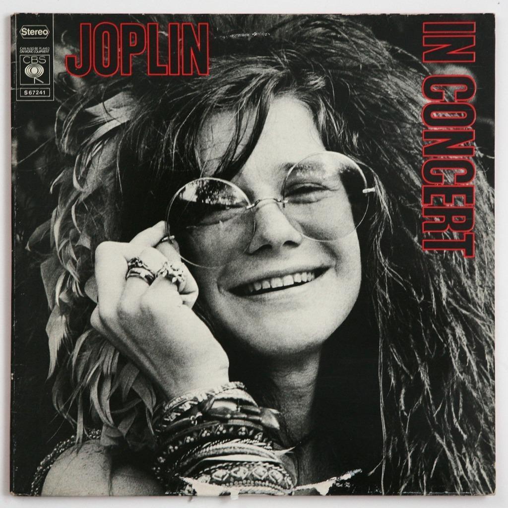 Album Covers # 21 - 8 x 10 Tee Shirt Iron On Transfer Janis Joplin in Concert