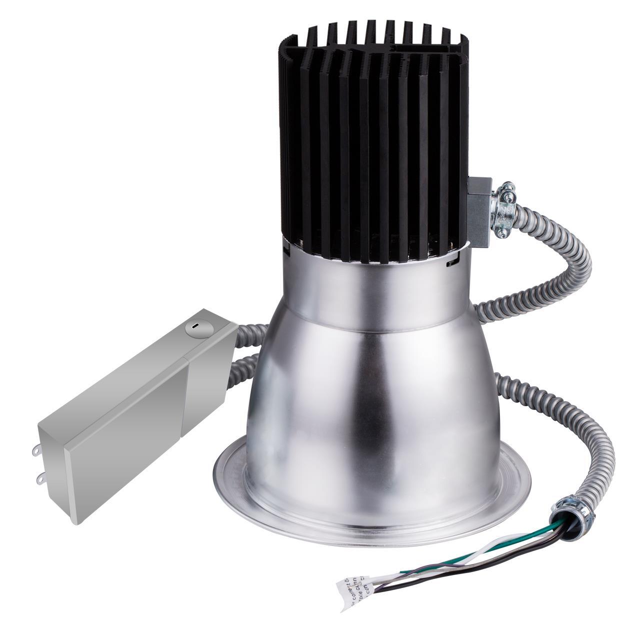 6 inch LED Commercial down light, 80W CES engine ,4000K, adjustable wattage (50W
