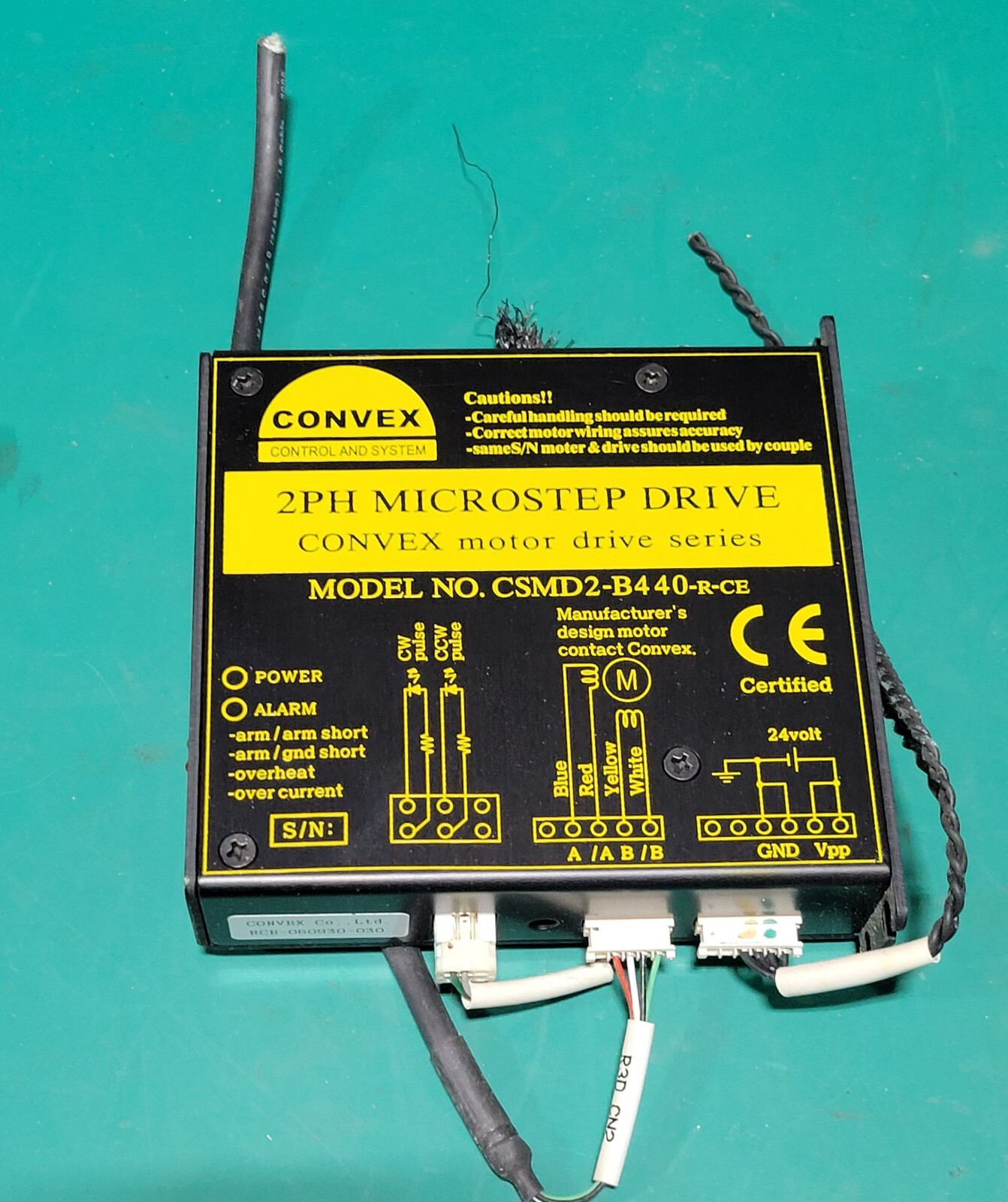Convex Stepper Motor Driver CSMD2-B440-R-CE Samsung CP45 SMT PNP R3