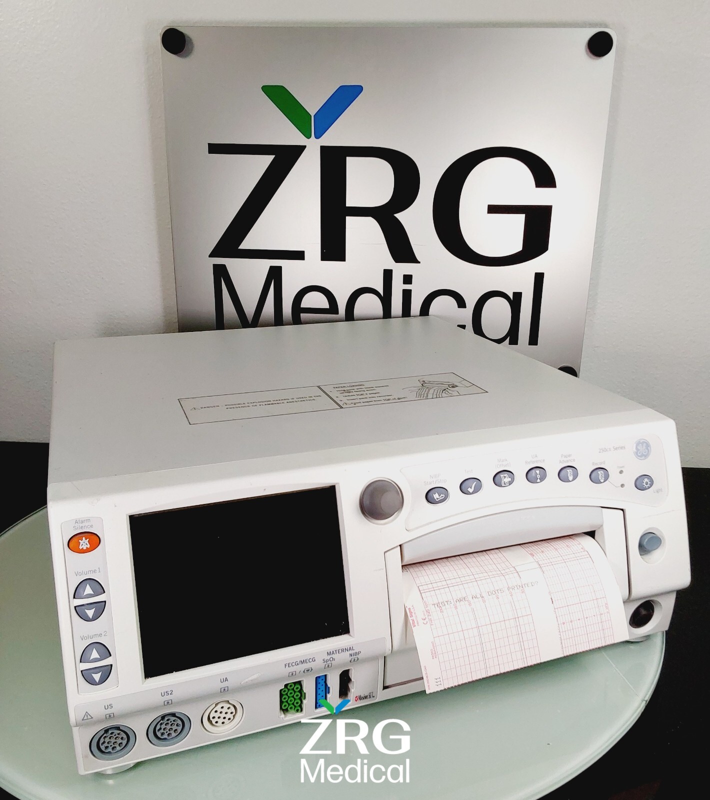 GE Healthcare Corometrics 250cx Series Model 259CX-C Fetal Monitor