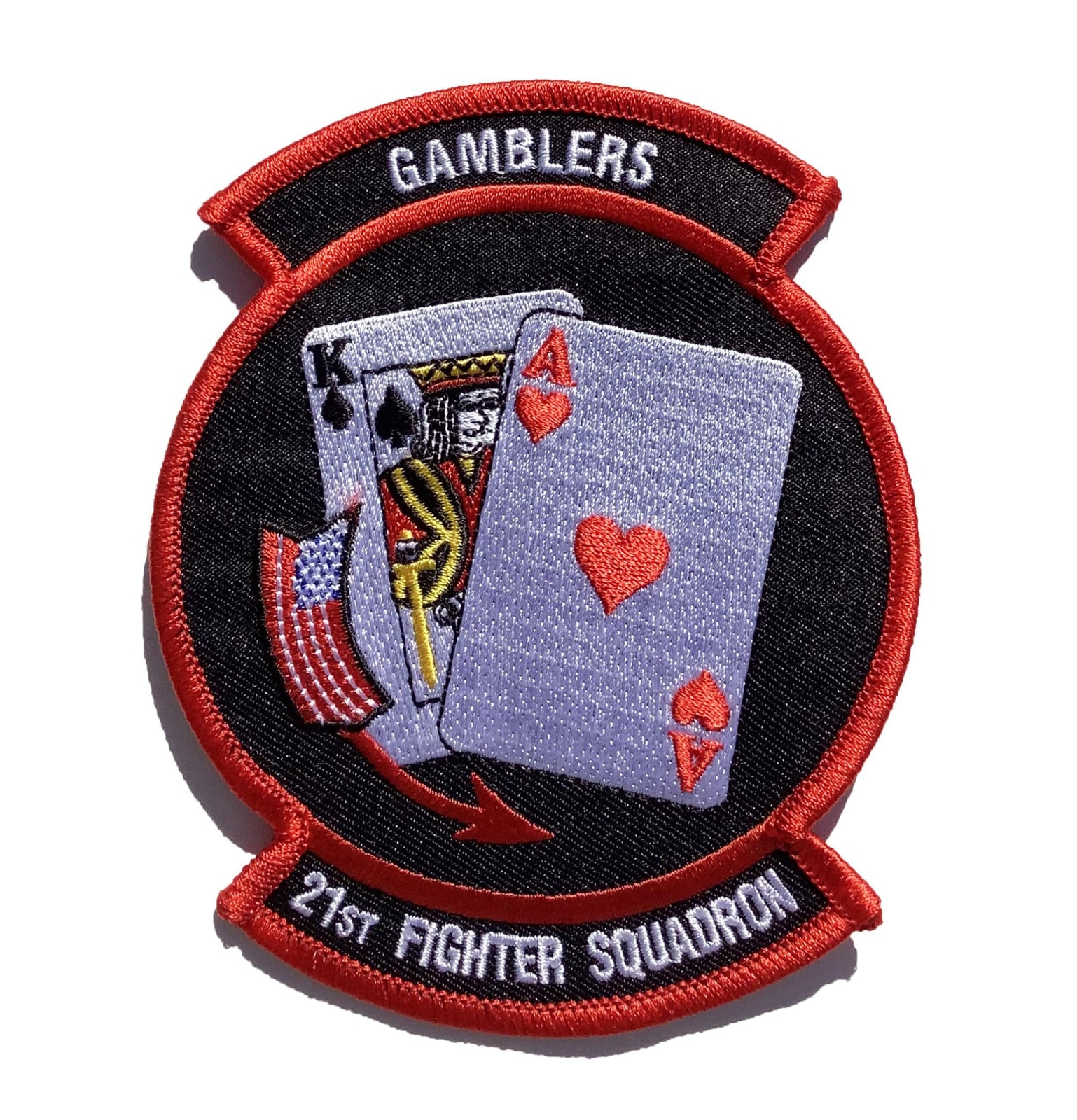 21st Fighter Squadron Gamblers Patch – Sew On