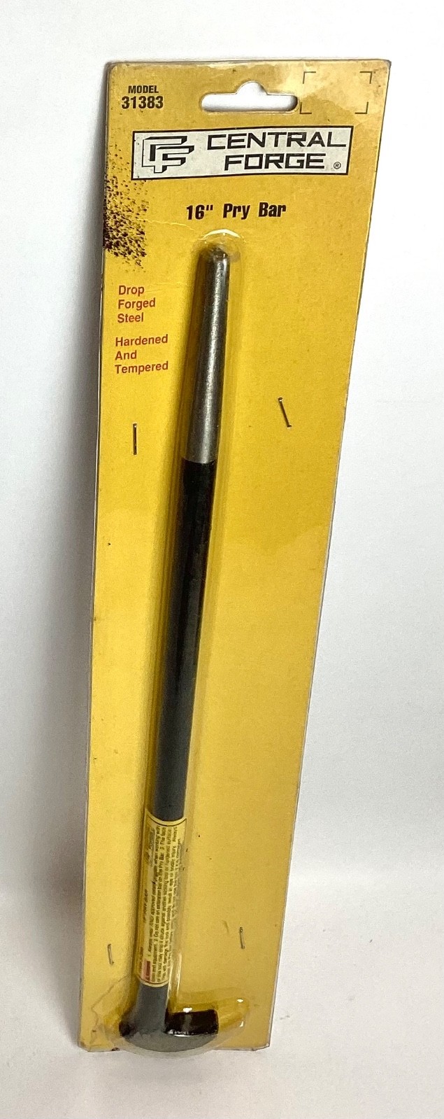 New In Box Central Forge 16" Pry Bar Model 31383 Tool 18.5" x 3.5" Inches