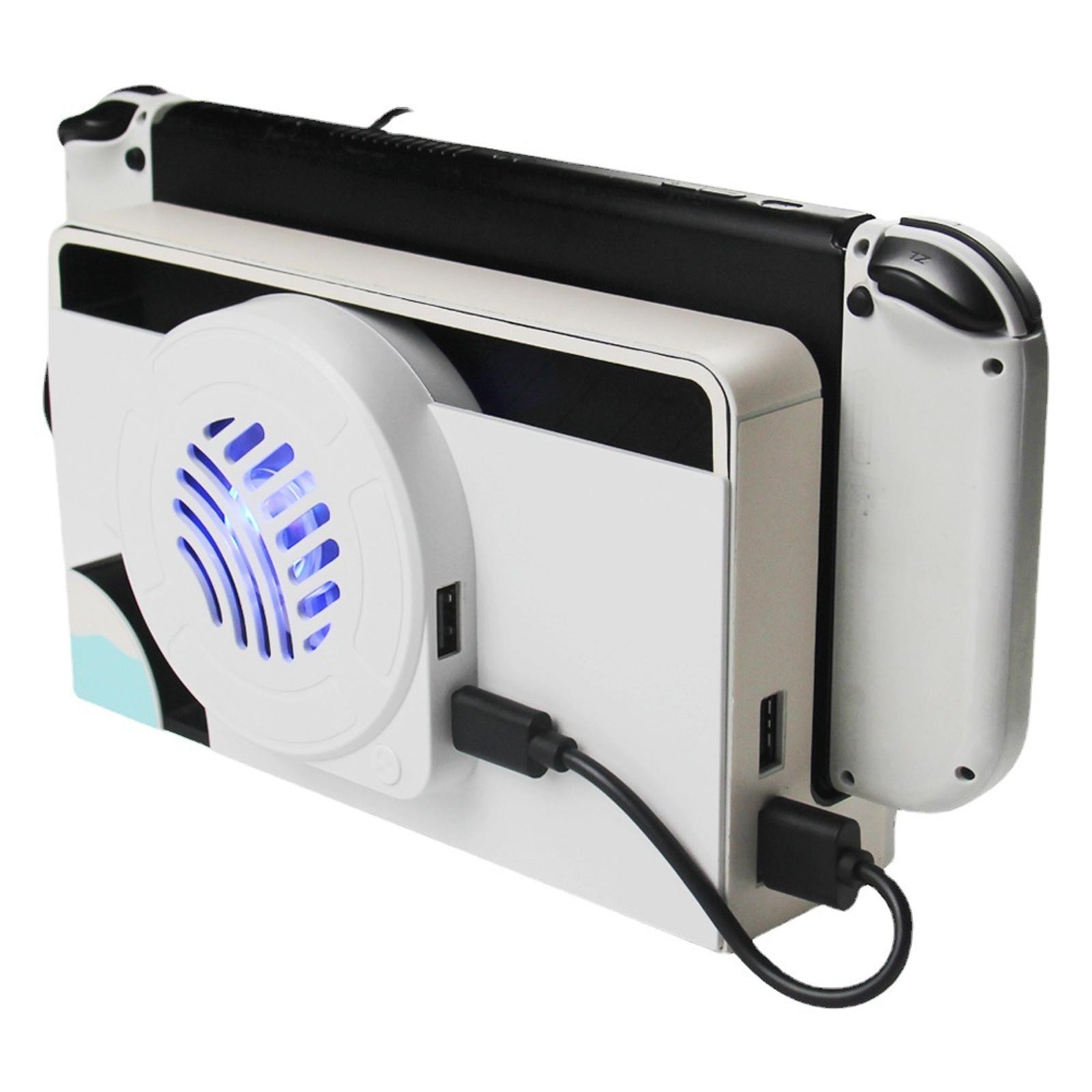 External Cooler Cooling Fan For Switch OLED Game Console Host Heat Dissipation