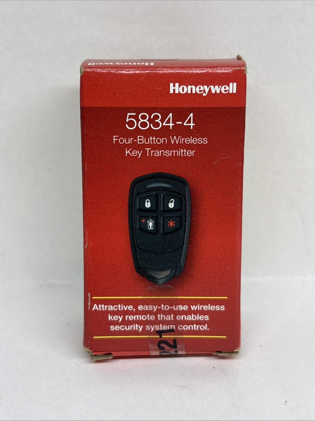 Honeywell 5834-4 Four-Button Wireless Key Transmitter/FOB.  NEW/SEALED