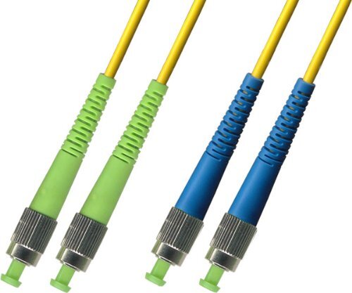 75M 246FT OS2 FC APC to UPC Fiber Optic Cable Duplex Singlemode 9/125 Patch Cord