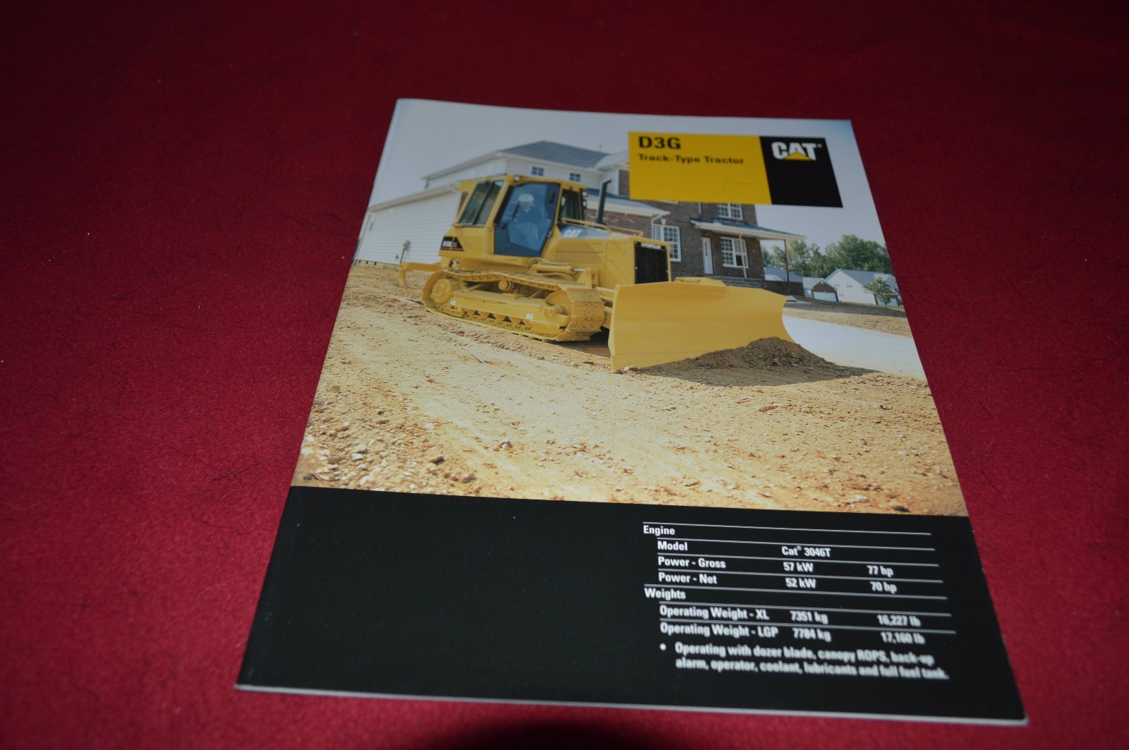 Caterpillar D3G Crawler Dozer Dealer's Brochure DCPA4 ver3