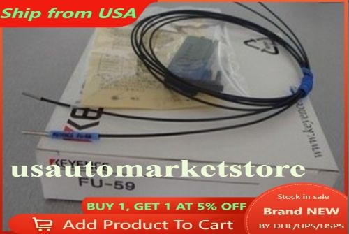 One Keyence FU-59 Fiber Optic Sensor New Free Shipping