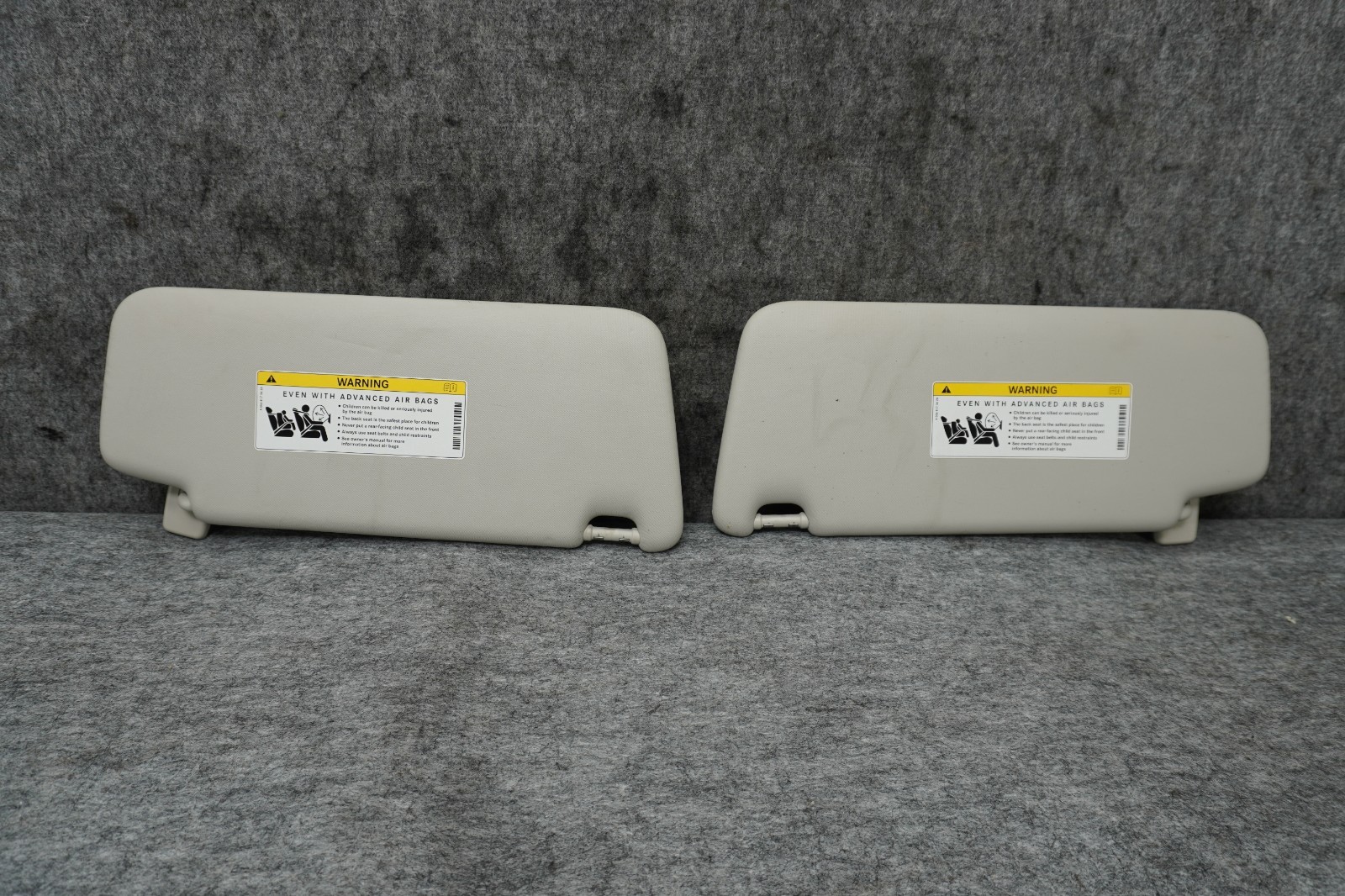 Front Sun Visor Mirror Trim Left Right Set Mercedes W205 C350e C300 OEM
