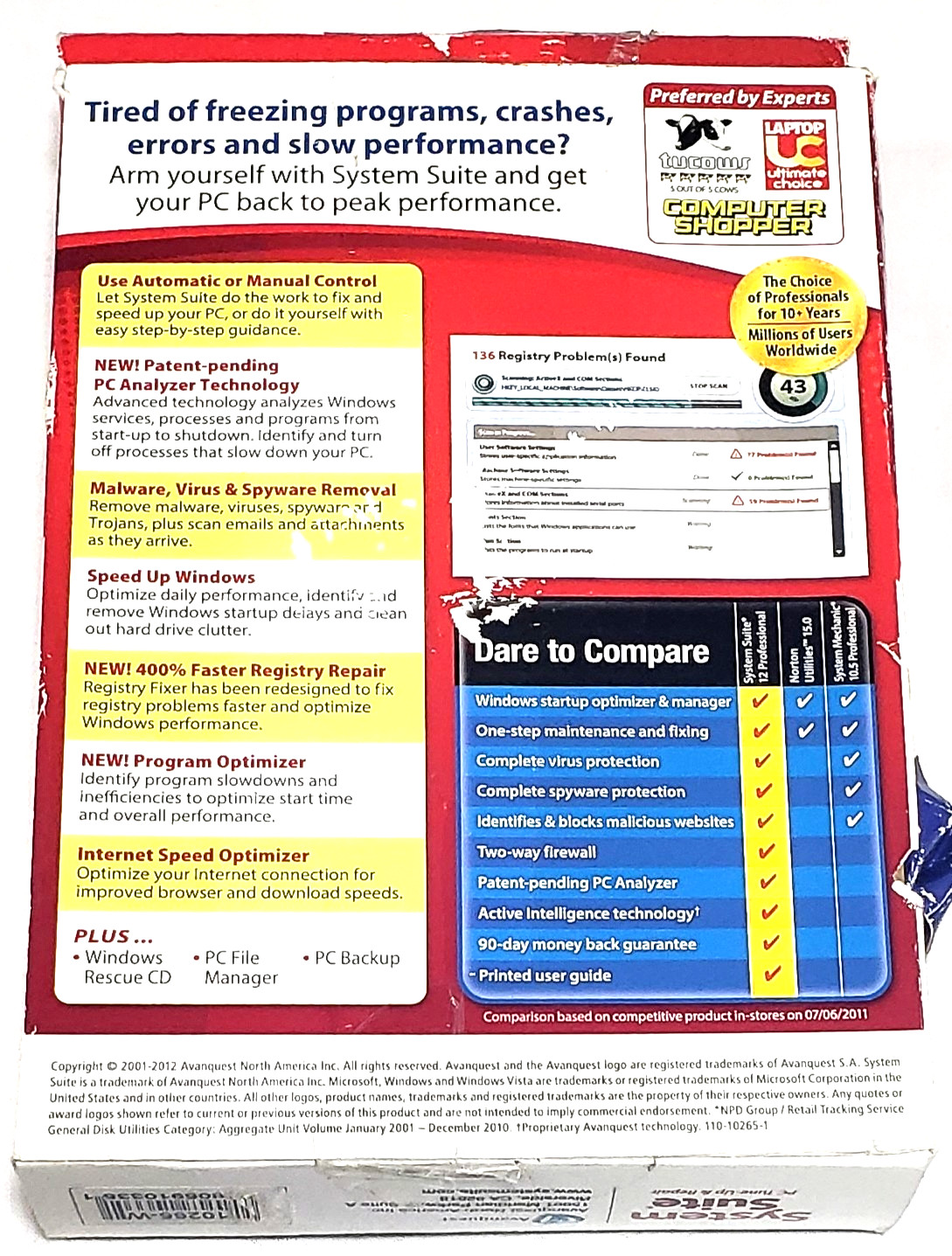 Avanquest System Suite PC Tun-Up & Repair (5 PC Lincese)