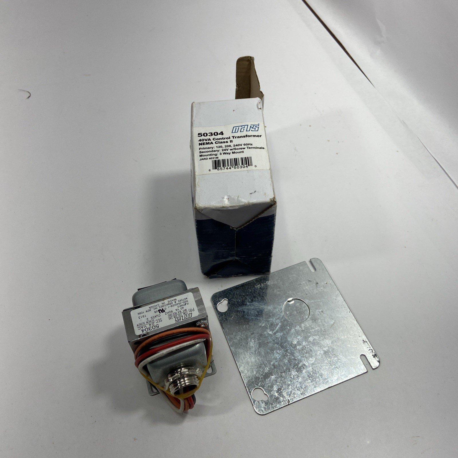 Mars 50304 Class 2 Control Transformer 40VA PRI: 120/208/240V SEC: 24V