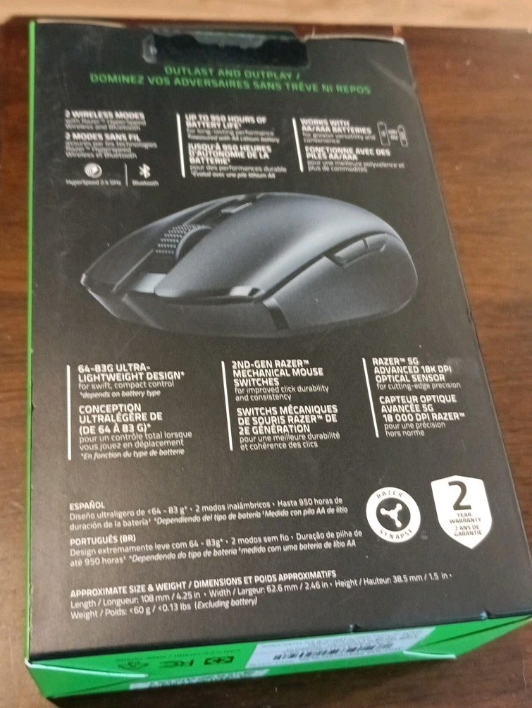 Razer Orochi V2 Mobile Wireless Gaming Mouse - Black