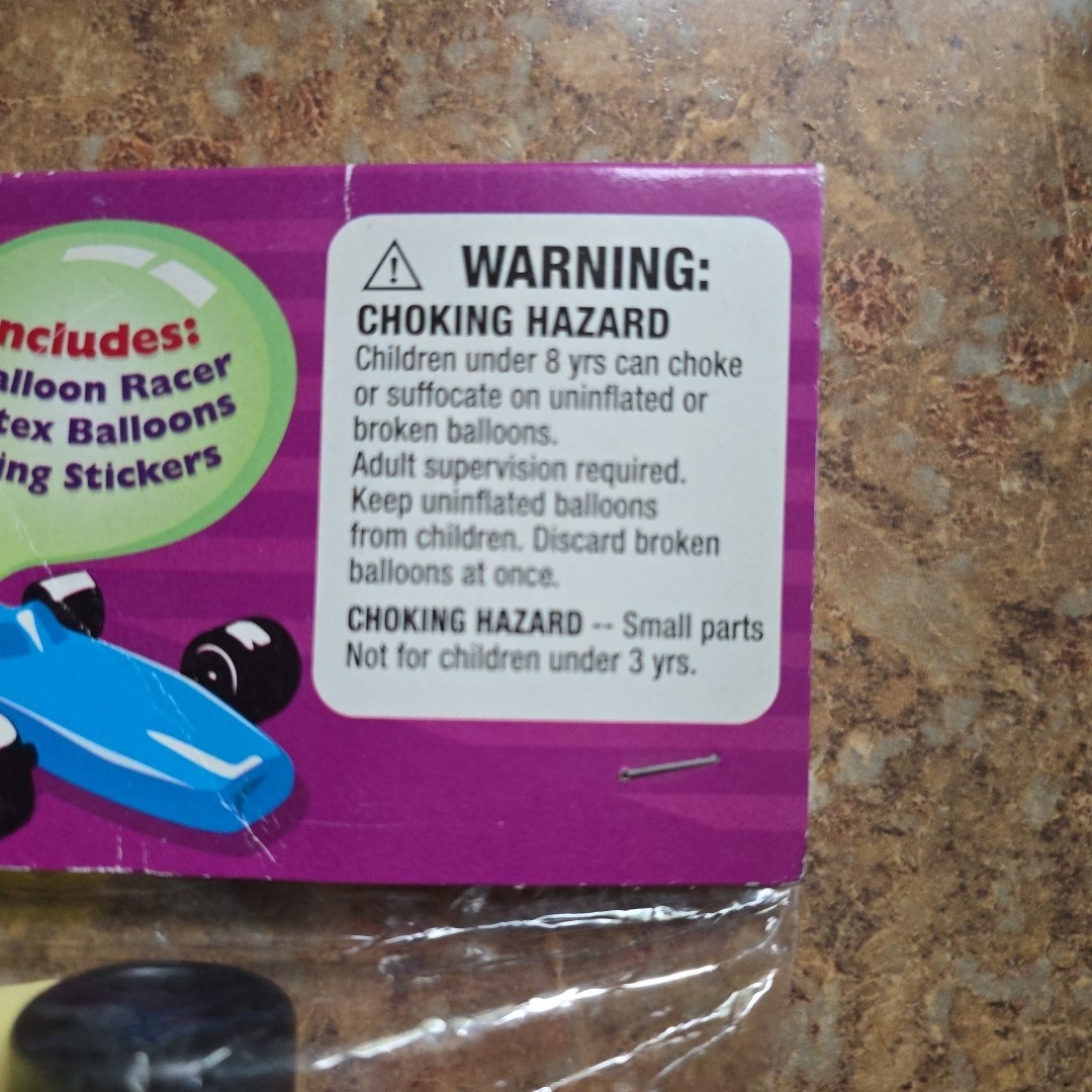 Balloon Car Racer With Decals & 2 Balloons