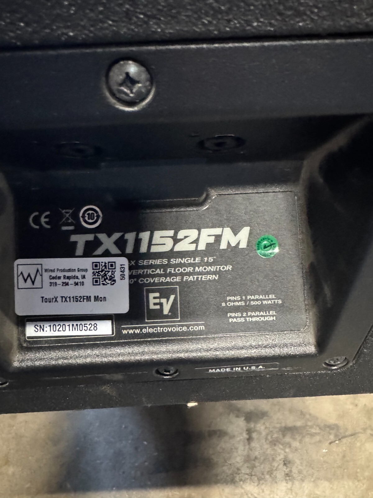 EV TourX PA system