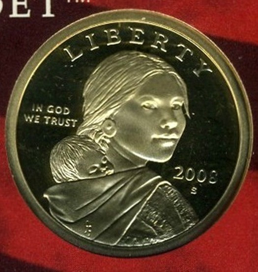 2008 S Sacagawea Dollar Deep Cameo Gem Proof