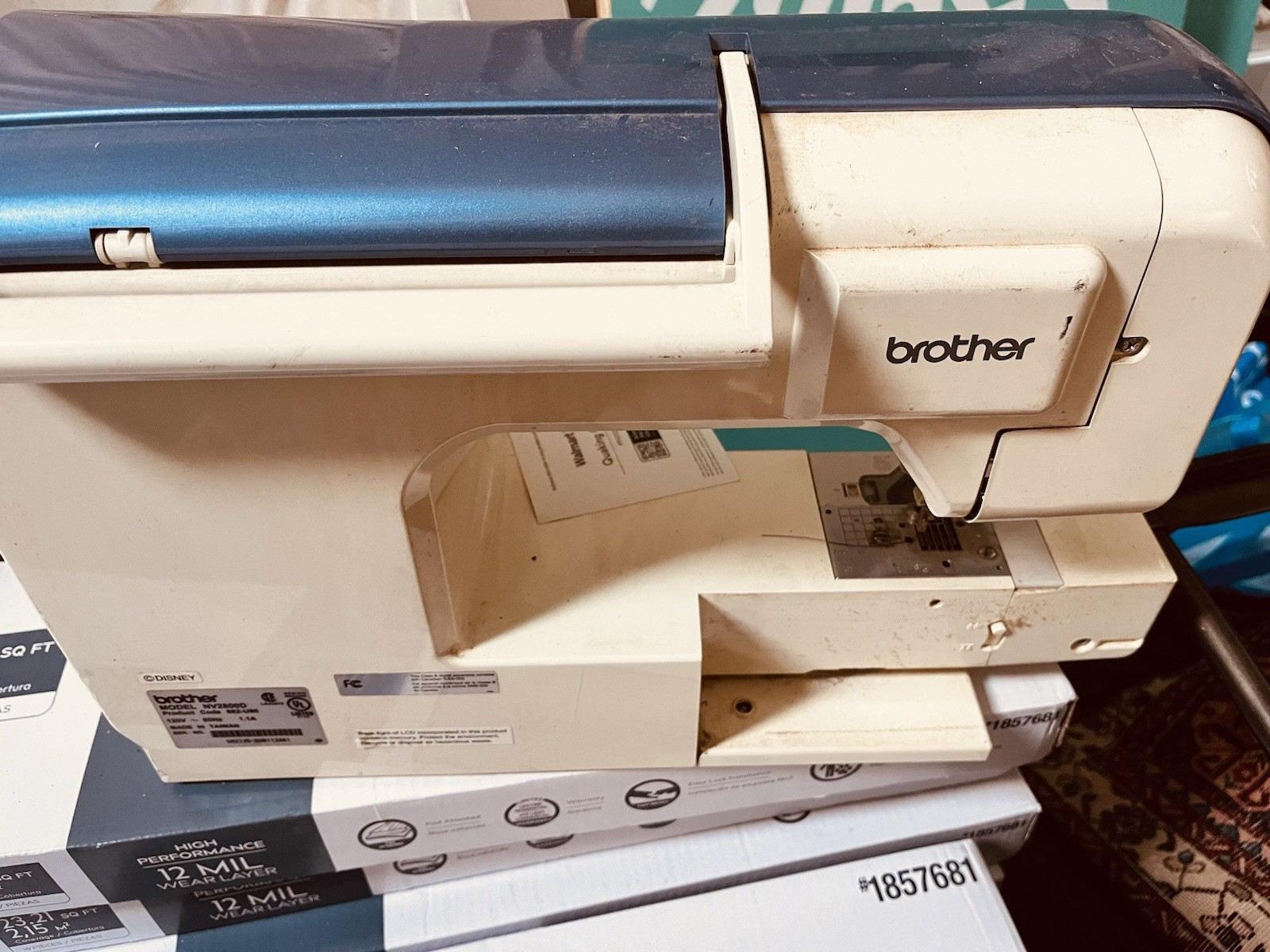 Brother NV2800D Disney Computerized Sewing/Embroidery Combo w/ Hoops Manual