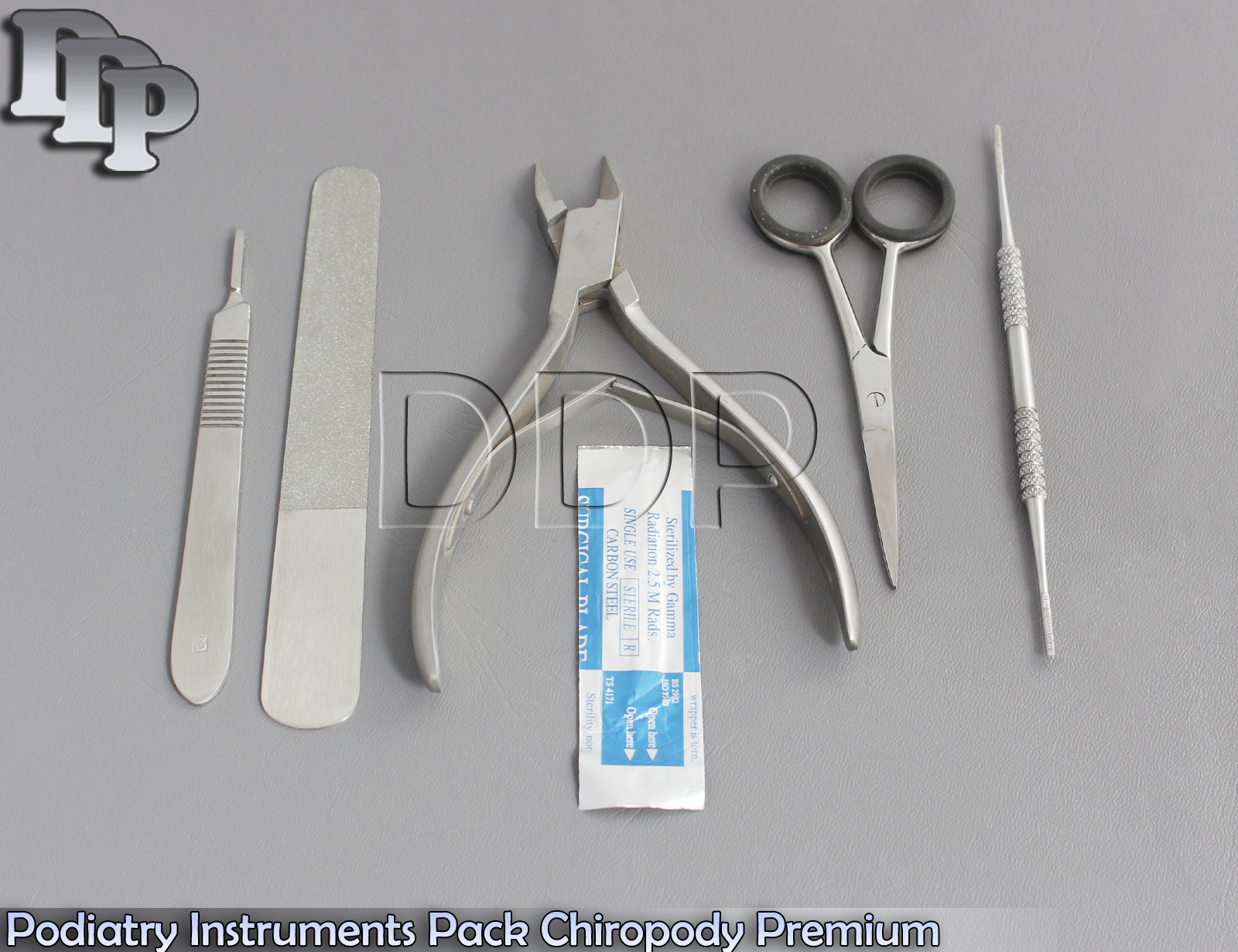 6 Pcs Podiatry Instruments Pack Chiropody Premium Curved Nippers,BTS-85