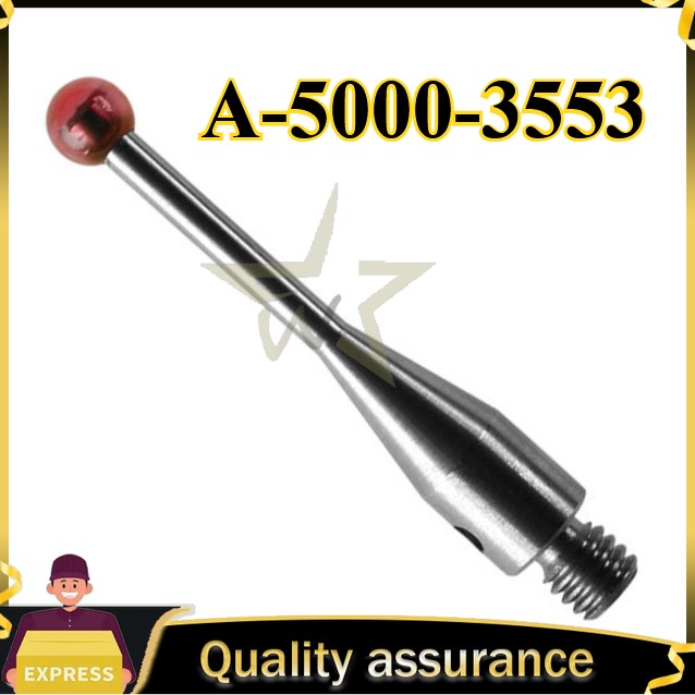 A-5000-3553 CMM Touch Probe CMM Stylus Tips M3 21mm Long CMM Styli 3mm Ruby Ball
