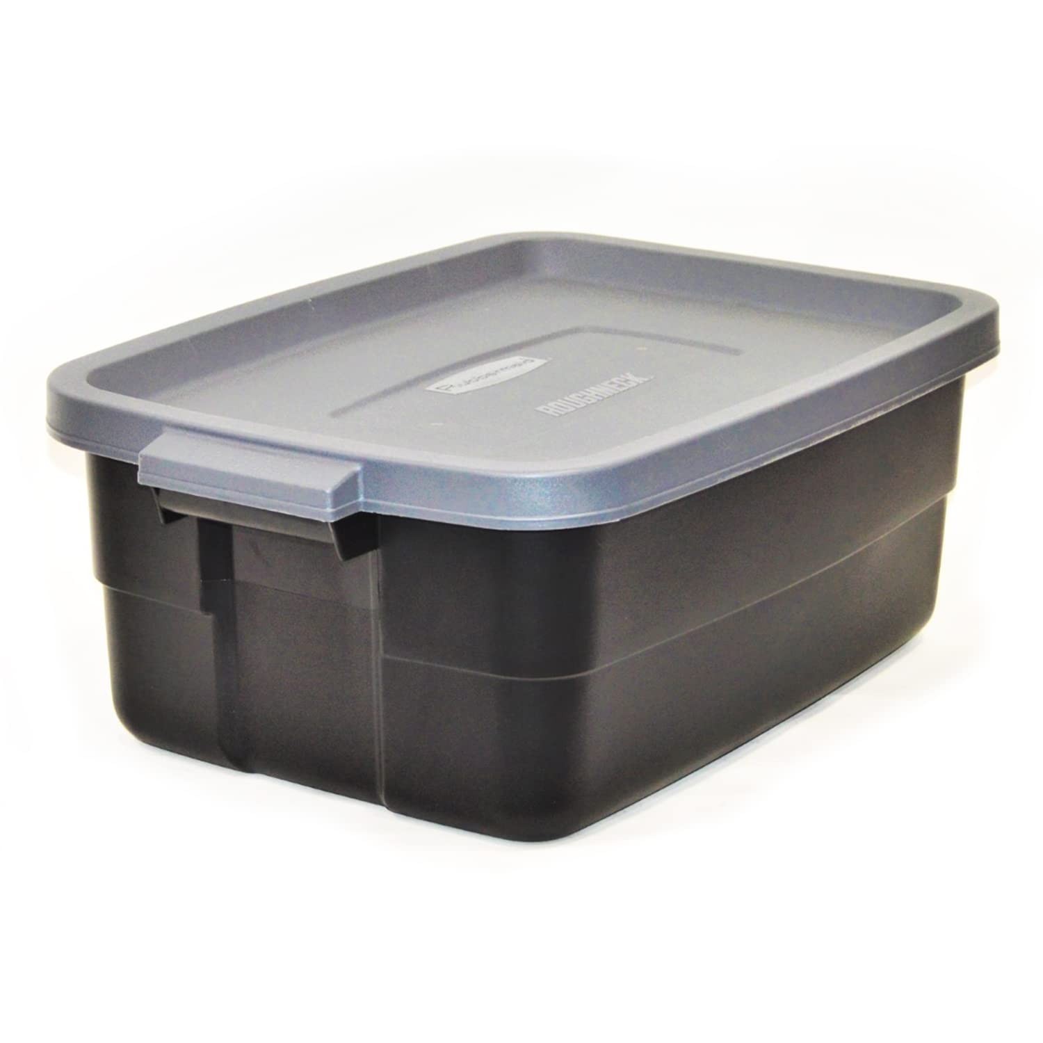 Rubbermaid Roughneck 10 Gallon Storage Bins 6 Pack Stackable Versatile Durable
