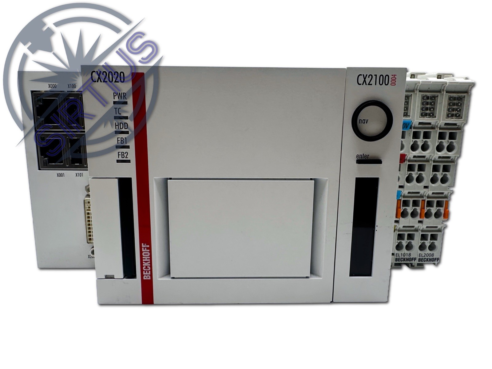 PLC - Beckhoff Embedded PC CPU CX2020-0130, CX2100-004