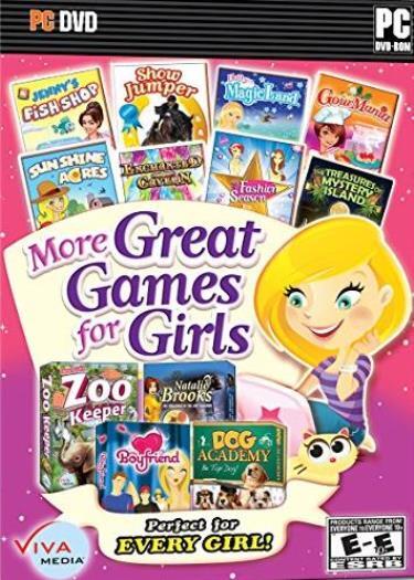 More Great Games for Girls PC DVD 20+ solve mystery animals Zoo Keeper Boyfriend