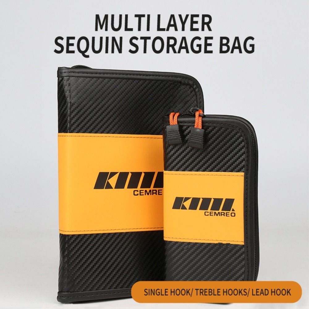 1PC Lure Storage Wallet PVC Fishing Lures Bag Fishing Accessories Bait Bag