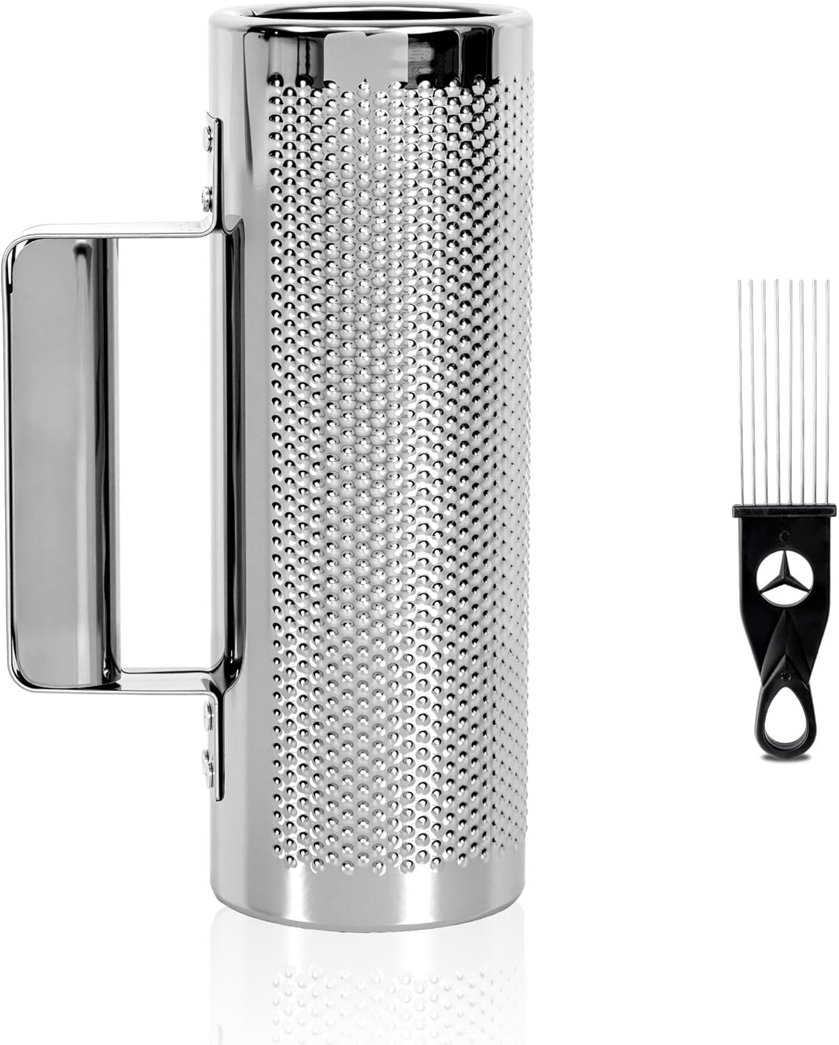 Guiro Instrument Stainless Steel Guiro 8" 3" Professional Metal Shake,Training..