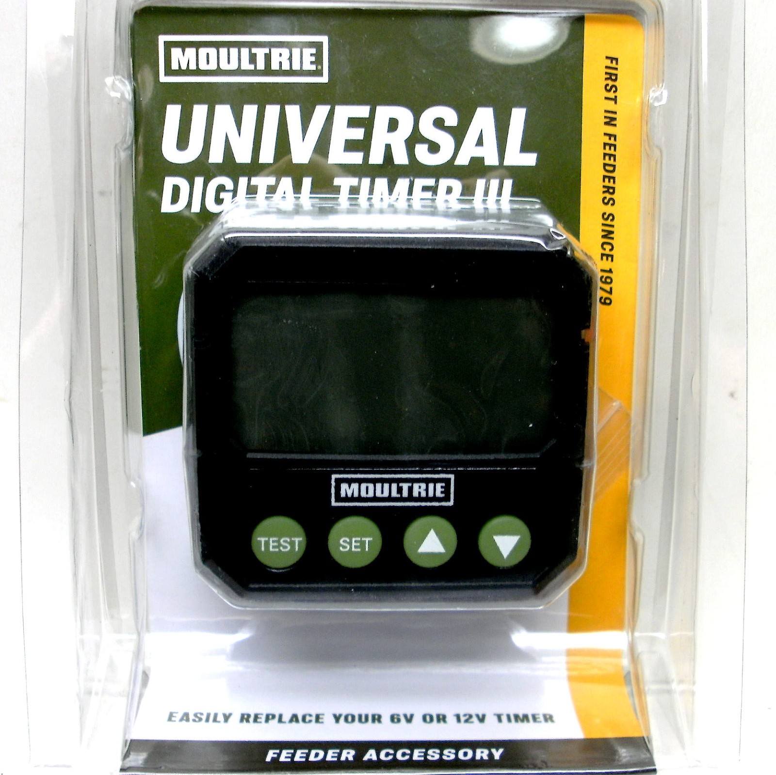MOULTRIE UNIVERSAL DIGITAL TIMER III 6 / 12 VOLT DEER FEEDER TIMER APP or Manual