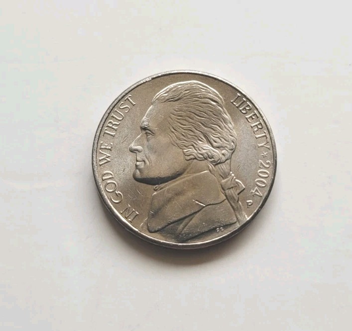 2004 US 5 Cents Keel Boat, "2025 Central States Numismatic Society" Edge, Varies