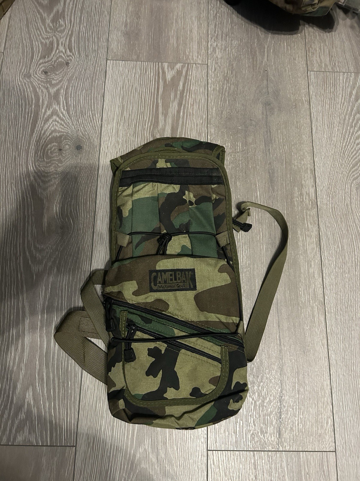 MILITARY M81 WOODLAND RARE GEN 1 RETRO CAMELBAK MULE GREAT CND
