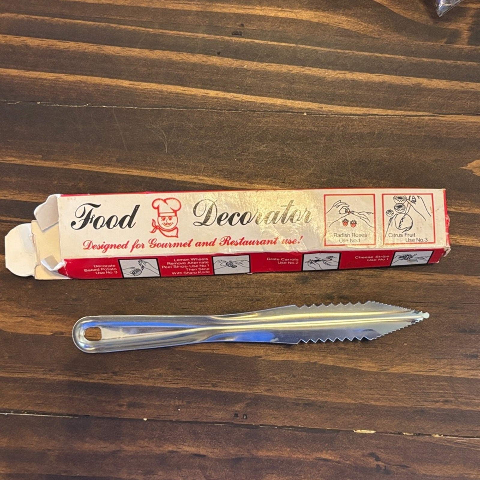 Vintage art deco Stainless Steel Food Decorator