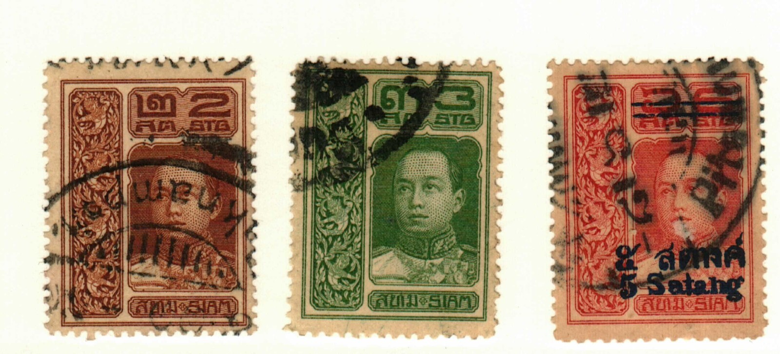 Thailand #145-6, 158 used