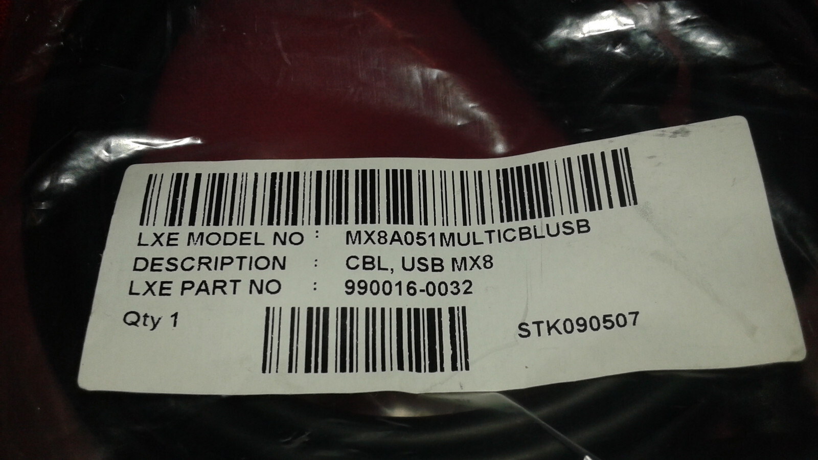 Honeywell/LXE MX8A051MULTICBLUSB USB Charge/Com Cable For MX8 handheld computer