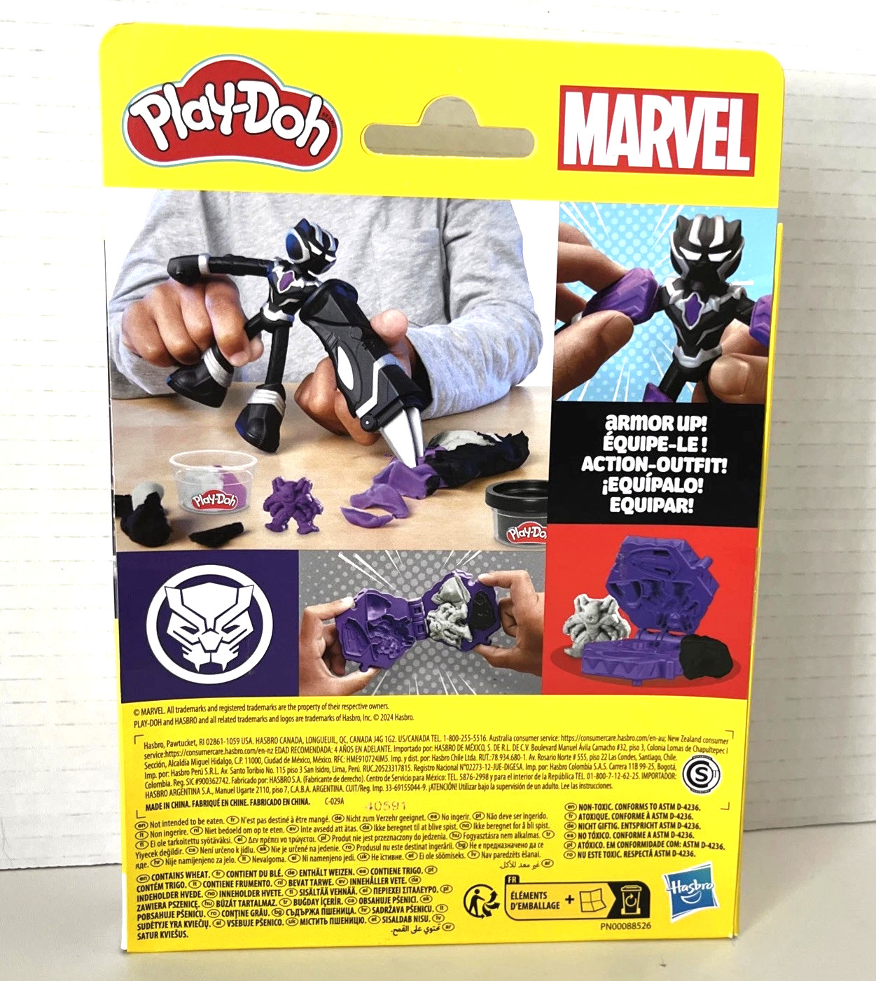 Play-Doh Marvel Black Panther Cutting Claws Flexible New Sealed