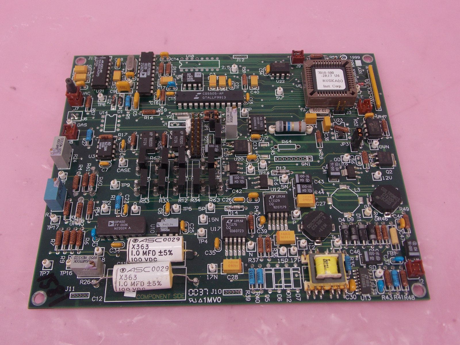 RUSKA 7215 xi DIGITAL PRESSURE CONTROLLER CIRCUIT BOARD P/N 700-PWB-004