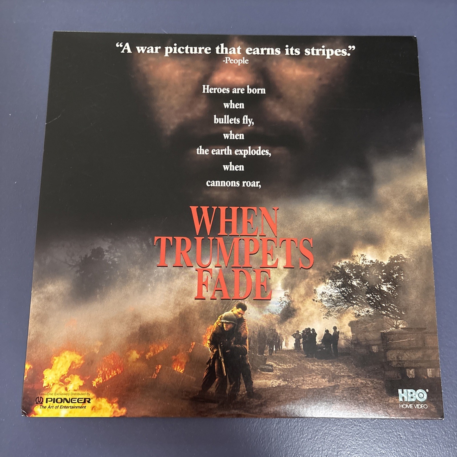 When Trumpets Fade Laserdisc LD Open  Shrink HBO Ron Eldard