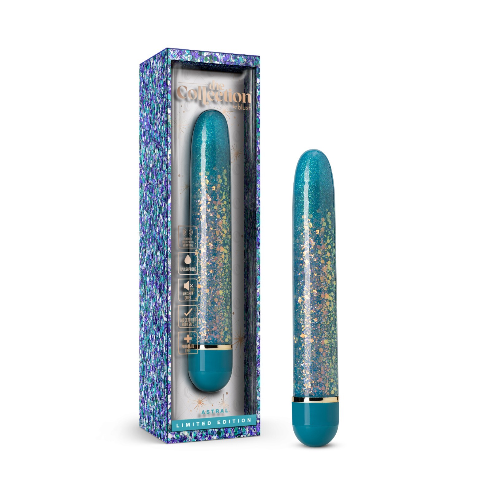 Blush The Collection 7Inch Powerful Through Twist Dial  Multi speed Vibrator