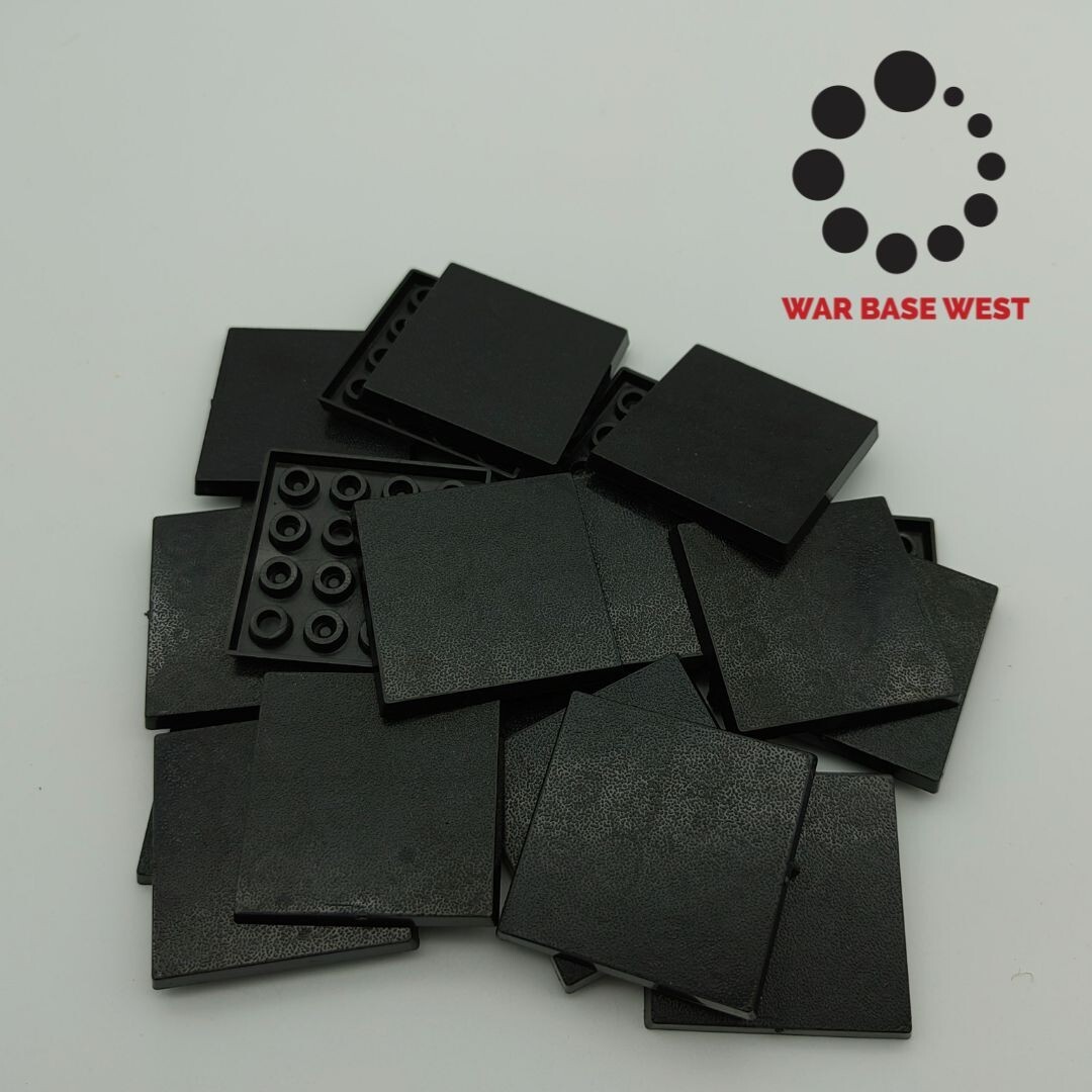 Lot Of 20 40mm Square Bases Used For Warhammer Fantasy Large Infantry & Swarms