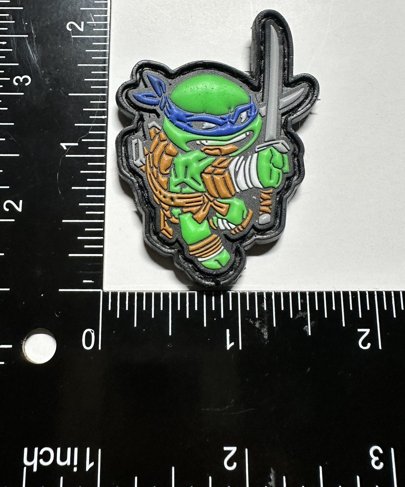 Leonardo, tmnt pvc rubber morale ranger eye patch Edc