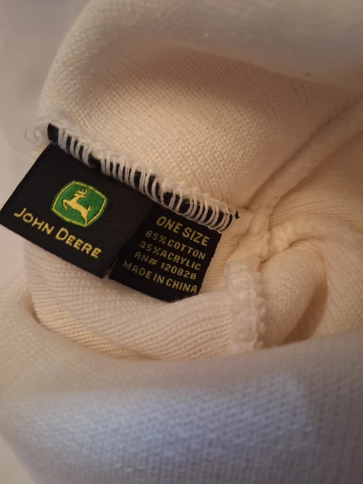 John Deere Beanie Tobbogan stocking cap winter skull ski hat JD tractor tabogan