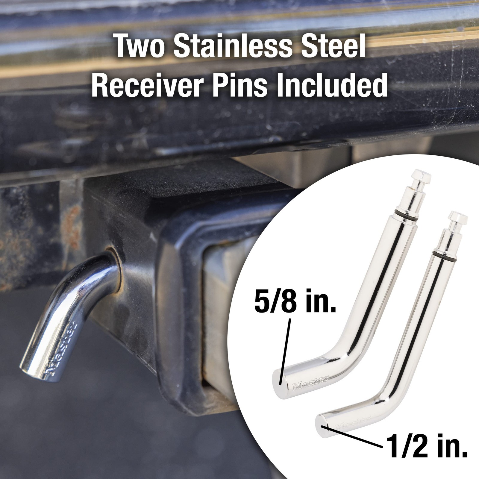 Master Lock 2848DAT Key Alike Set with Receiver and Coupler Latch Locks 2 Piece