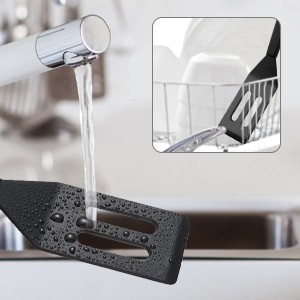【2 Pack】 Small Spatula for Nonstick Cookware Mini Spatulas for kitchen