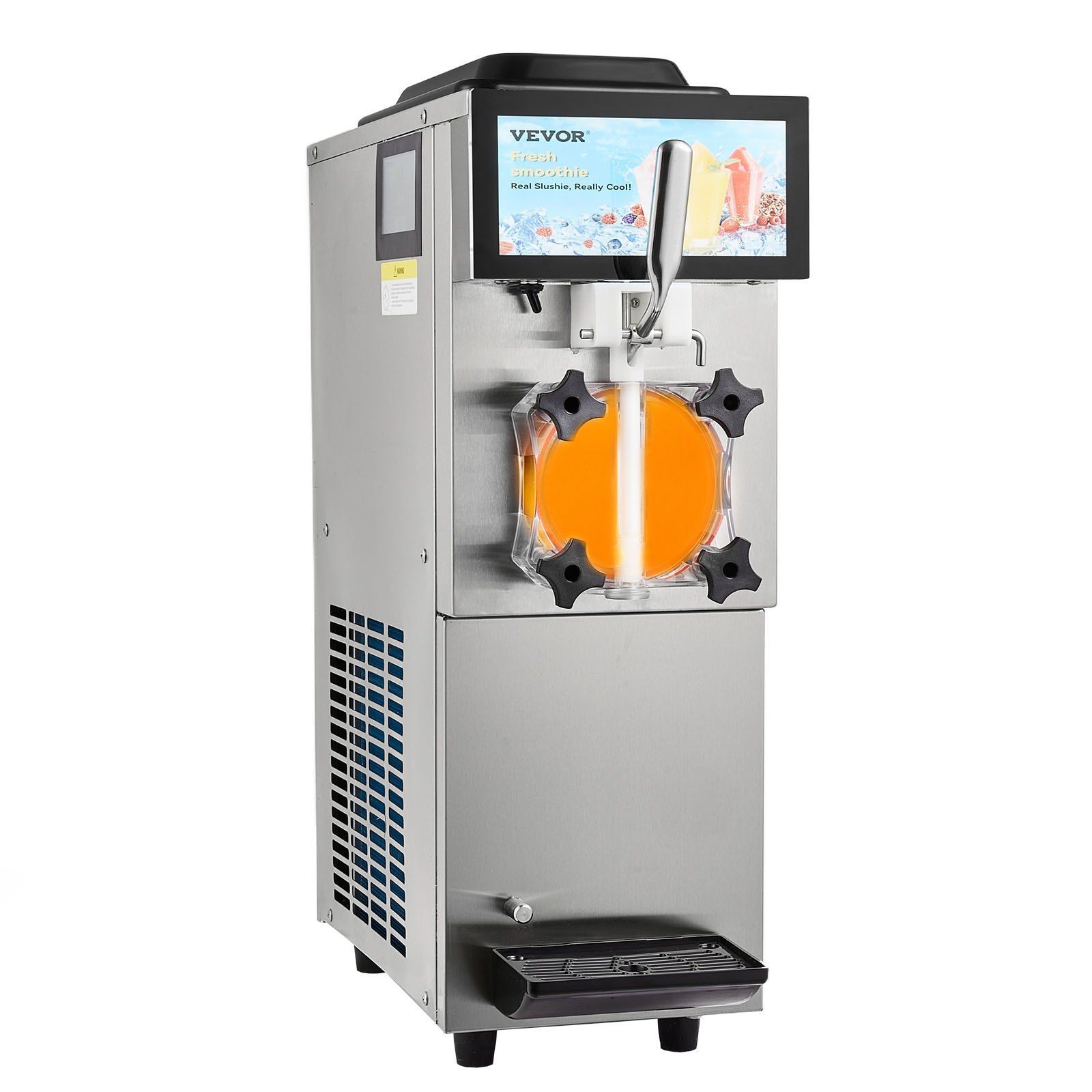 Single Tank 12L Ice Slush Machine with Cool Freeze Function in Stainless Steel