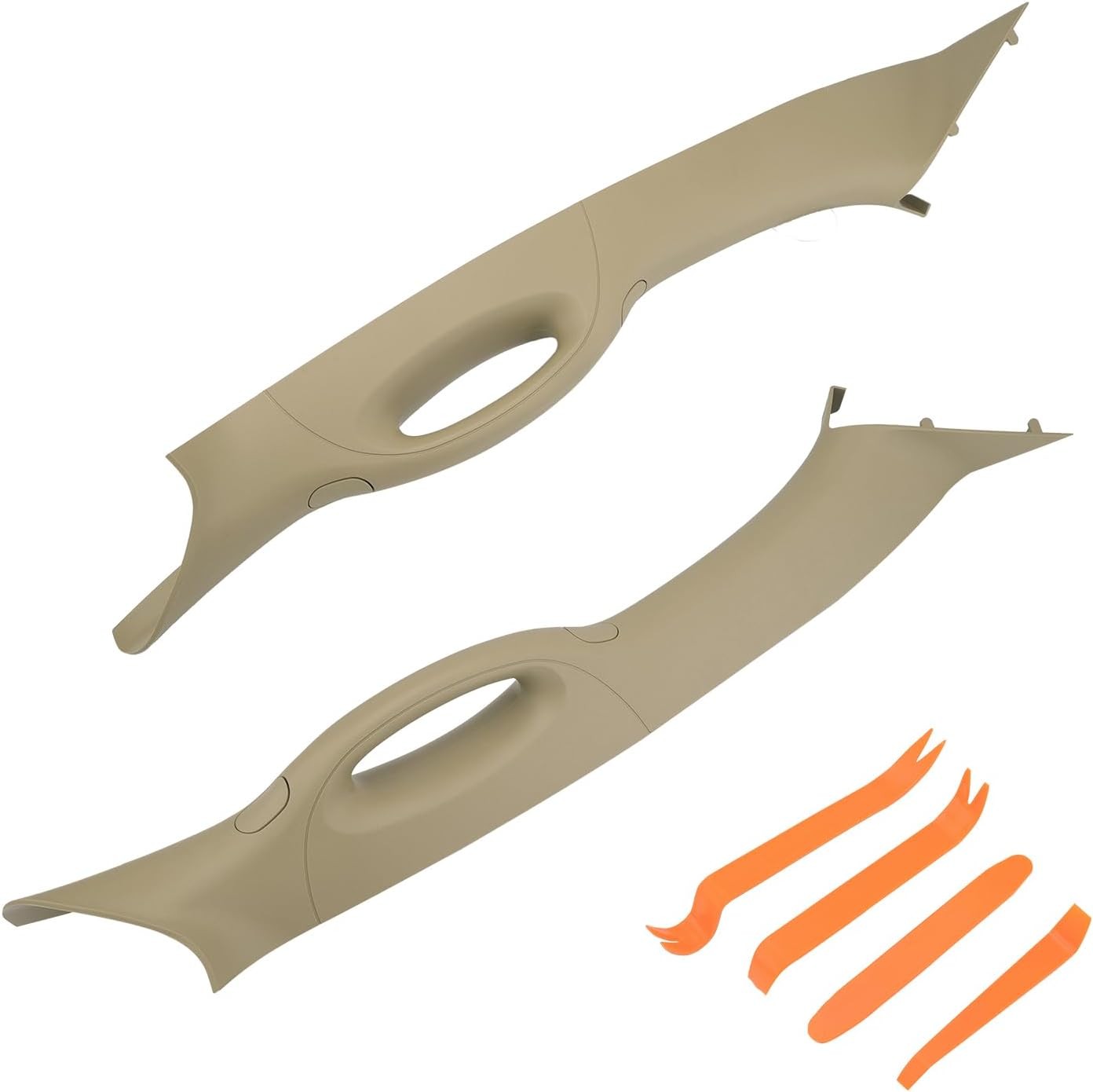 A Pillar Interior Trim Grab Left Right Driver Passenger Side, Beige