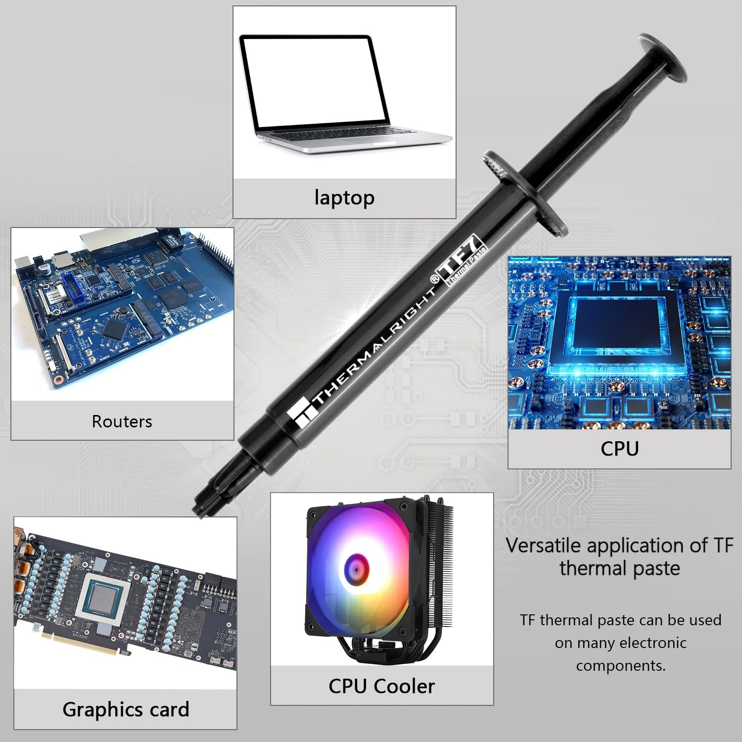 4 Grams TF7 High Performance Thermal Paste for CPU GPU 12.8W/mk Compound
