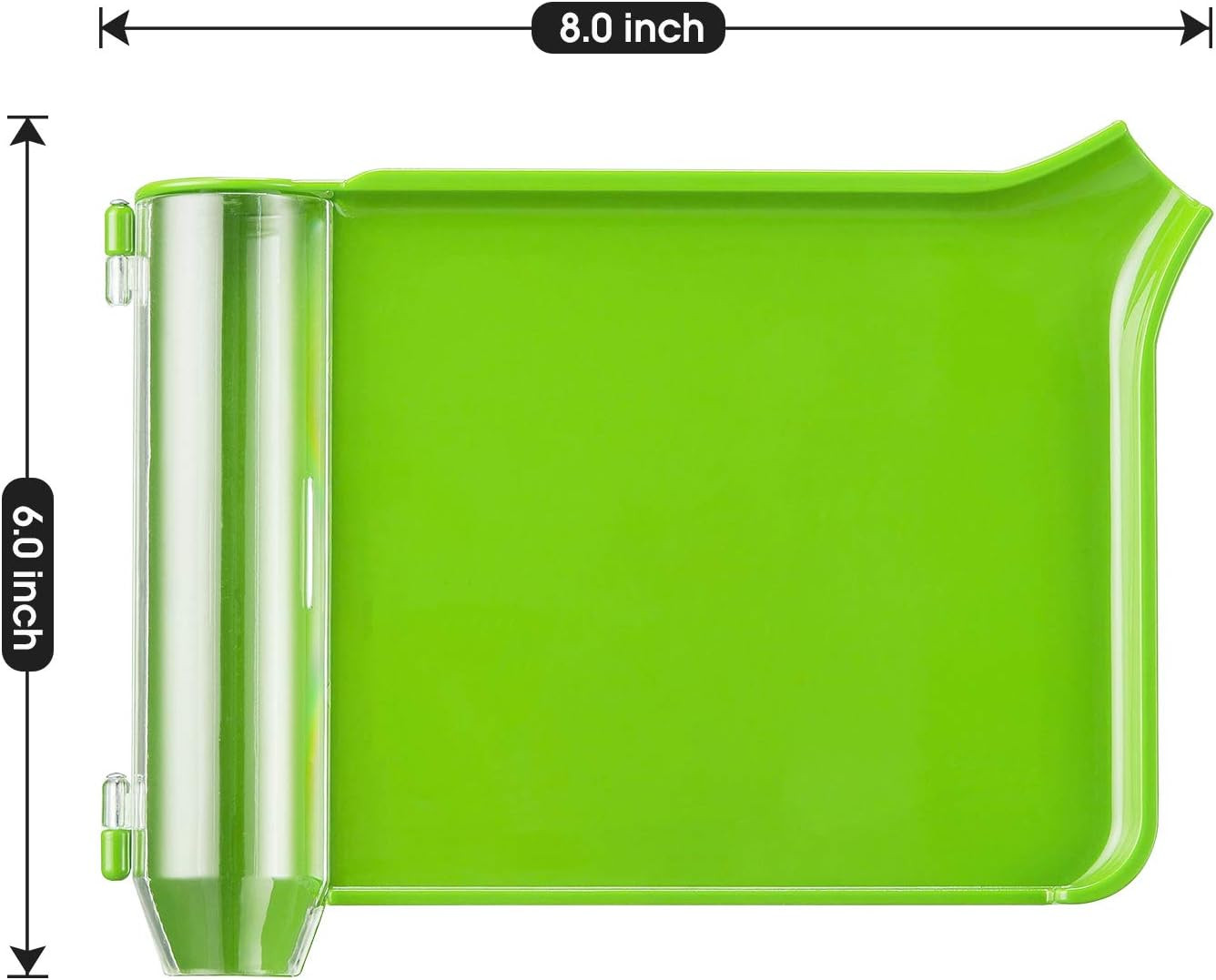 Right Hand Pill Counting Tray with Spatula (Light Green - Wood Handle)